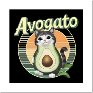 Avogato cat Posters and Art